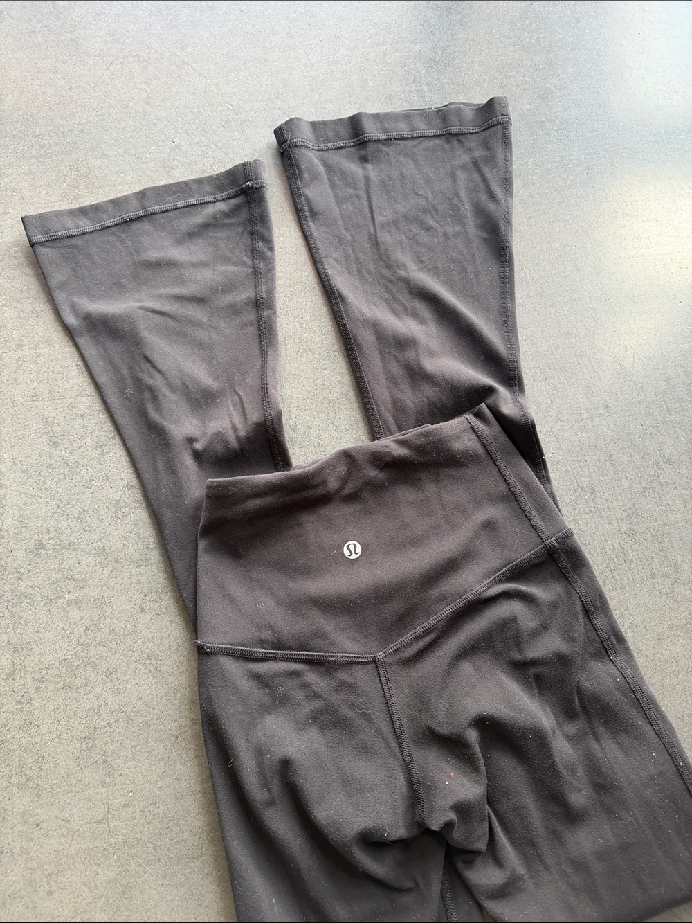 lululemon athletica Black High-Rise Flare Leggings